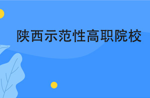 陕西示范性高职院校有哪些